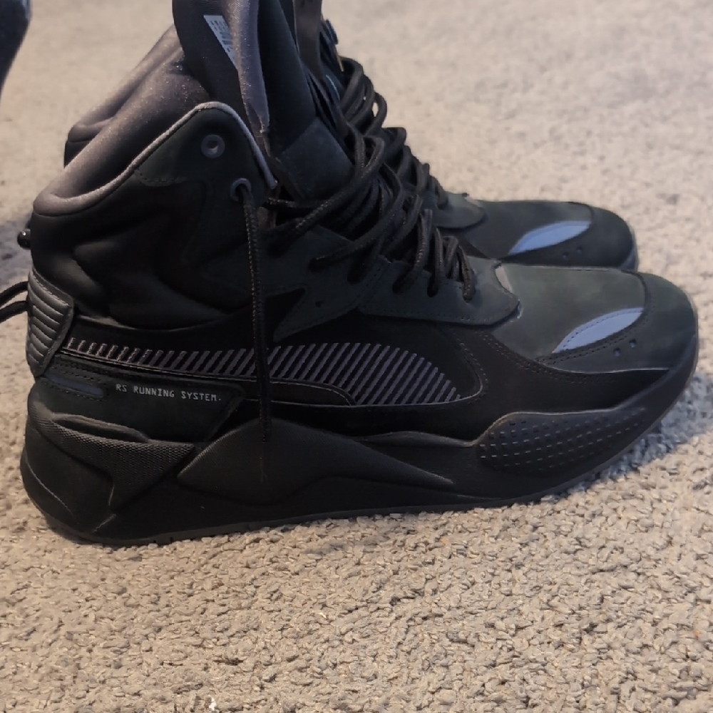 Puma Men's Black Athletic High-Tops